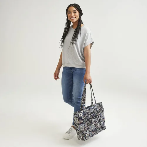 Vista 7 de Vera Bradley Bolsa de algodón de lujo Vera
