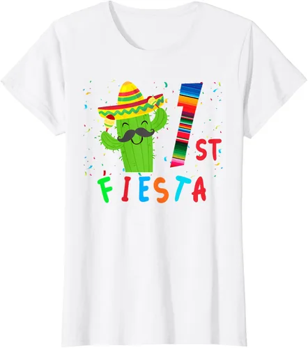 Vista 19 de Camiseta mexicana para fiesta temática de cumpleaños a juego, Negro, S