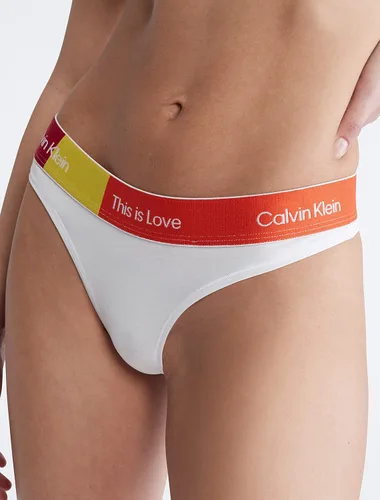 Vista 4 de Calvin Klein - Tanga moderna de algodón para mujer This is Love