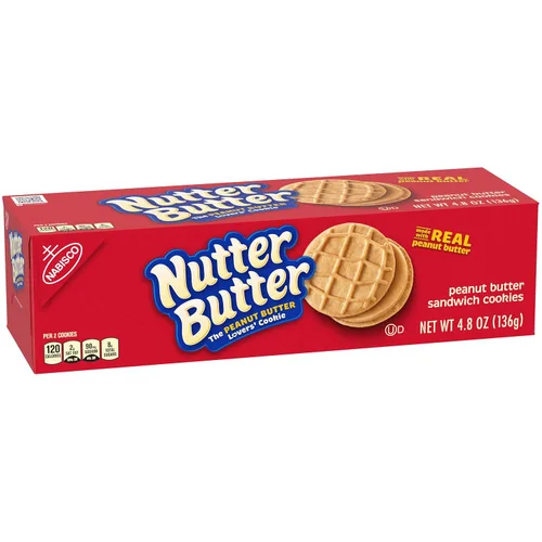 Vista 3 de Nutter Butter Galletas sándwich de mantequilla de maní, 4.8 onzas