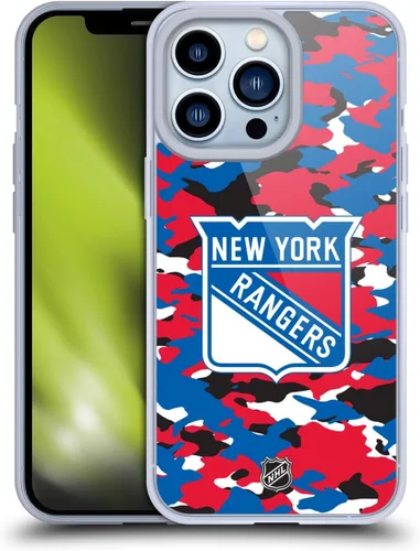 Vista 160 de Head Case Designs Funda de gel suave con licencia oficial de la NHL Camouflage New York Rangers compatible con Apple iPhone 7 Plus/iPhone 8 Plus