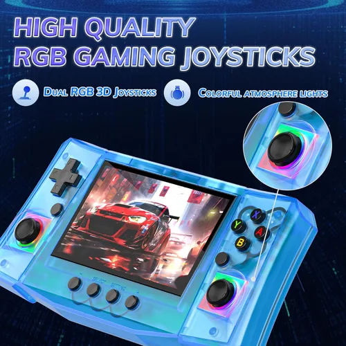 Vista 5 de FVBADE [50000 en 1] R50S Ultra Consola de juegos portátil 4.5 pulgadas IPS Pantalla Mini consola retro 4000mAh Arcade de bolsillo portátil 45+