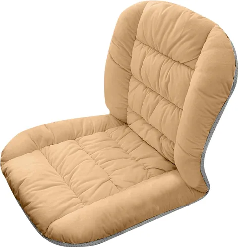 Vista 8 de Cojín para silla de escritorio con lazos, cojín antideslizante para silla Caqui