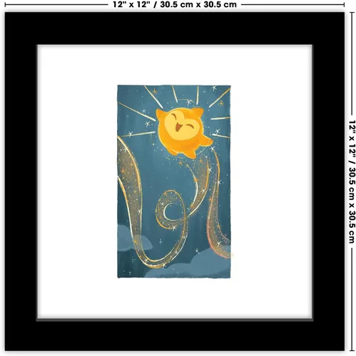 Vista 6 de Trends International Gallery Pops Disney Wish - Wish Come True Panel #5 - Póster de pared, 12.00 x 12.00 pulgadas, versión de marco negro