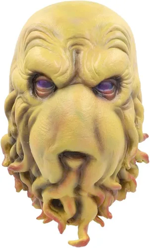 Vista 2 de Bulex The Call of Cthulhu - Máscara de monstruo para disfraz de Halloween para adultos
