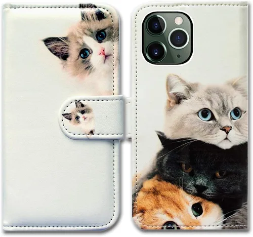 Vista 25 de Bcov Funda para iPhone 11 Pro Max, diseño de pájaro negro y verde con tapa de cuero con ranura para tarjeta de crédito, soporte para tarjeta