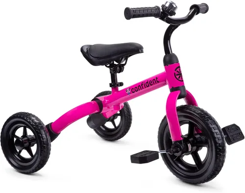 Vista 10 de XPIY Triciclo para niños de 2 a 5 años, triciclo plegable 3 en 1 para niños y niñas, bicicleta para niños con pedal desmontable y asiento ajustable