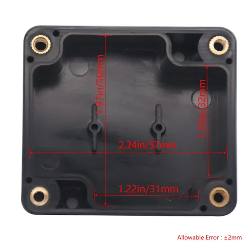 Vista 3 de Caja de conexiones Caja de conexiones IP65 impermeable de plástico ABS para proyectos eléctricos Caja de conexiones de alimentación Cajas