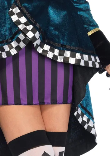 Vista 5 de Leg Avenue womens Delightful Mad Hatter Halloween Costume