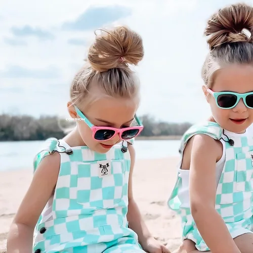 Vista 24 de Lentes de sol polarizados de goma elastómero termoplástico (TPEE) flexible, para niñas y niños de 3 a 9 años