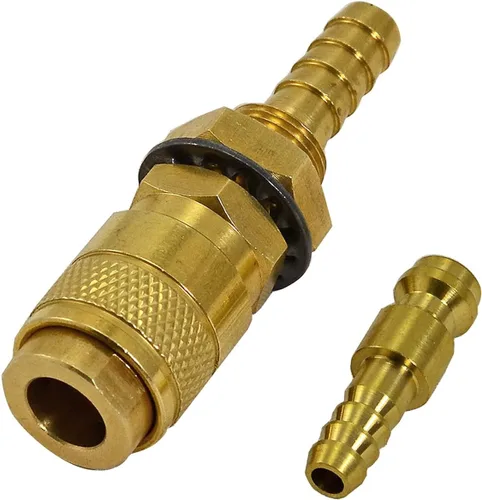 Vista 7 de RIVERWELD Argon Conexión Rápida Conexión Conector Manguera Color Azul para QQ300 PTA DB SR WP 17 18 26 TIG Antorcha de soldadura color azul