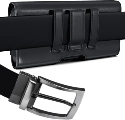 Vista 6 de Funda compatible solo con modelos Samsung Galaxy Ultra (S25 S24 S23 S22 S21 S20) – Funda de alta calidad para cinturón de teléfono celular con clip