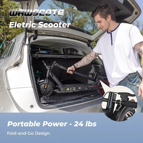 Vista 8 de Patinetes eléctricos – Scooter eléctrico para adultos, motor de 500 W/1000 W/1500 W, 18/21/25 MPH máximo, rango de 21/28 millas, control