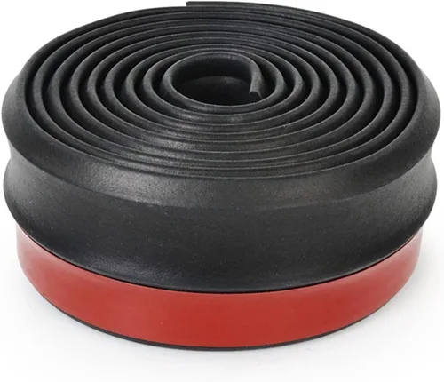 Vista 2 de Pegatinas de borde de parachoques de 8.2 pies – Protectores de goma para parachoques delantero de coche de 8.2 ft – tira de 2.362 in de ancho