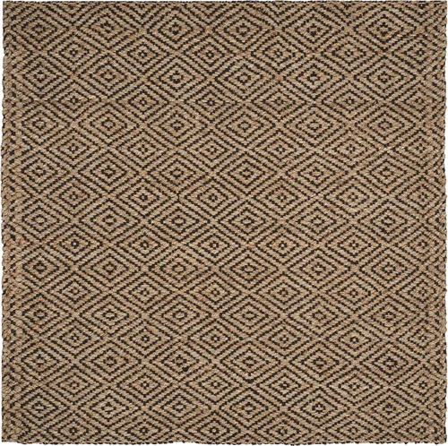 Vista 11 de Safavieh NF181A tapete de yute natural tejido a mano, de la colección de fibra natural (5 x 8 pies), Yute, Natural / Natural