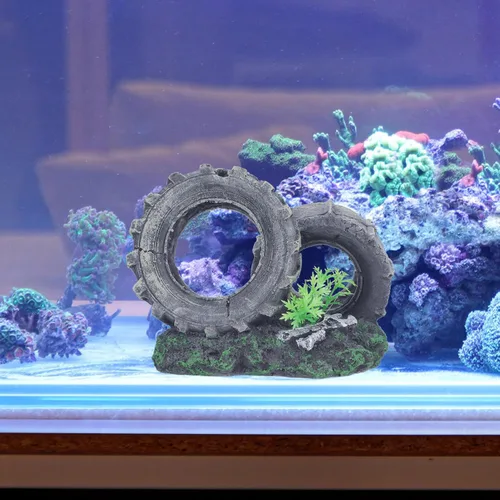 Vista 8 de DOITOOL Escondite de peces y camarones, decoración de coches, accesorios de escritorio, escondite de peces, escondite de acuario, decoración