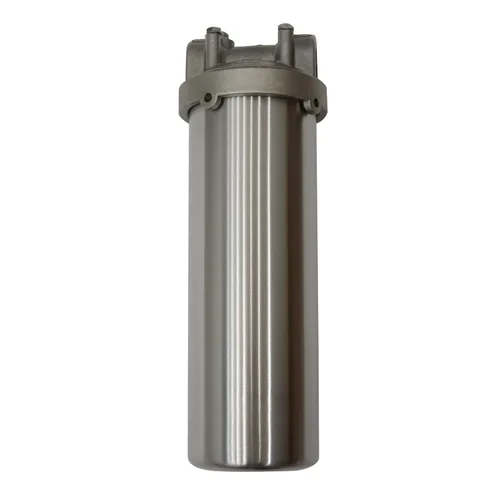 Vista 6 de TECHTONGDA Carcasa de filtro para sistema de filtración de agua Acero inoxidable 1/2 pulgada NPT para cartucho de filtro largo de 10 pulgadas 72psi