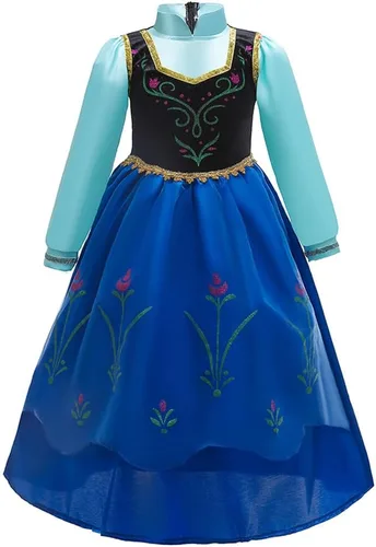 Vista 5 de Accesorios de disfraz de princesa Frozen Anna para niñas, accesorios de disfraz de princesa Anna para disfraz de Halloween