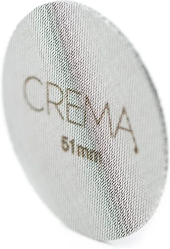 Vista 2 de CREMA Coffee Products - Pantalla de disco de 2.008 in para modelos baristas, filtro de acero 316L de 0.067 in de grosor, flujo de agua equilibrado