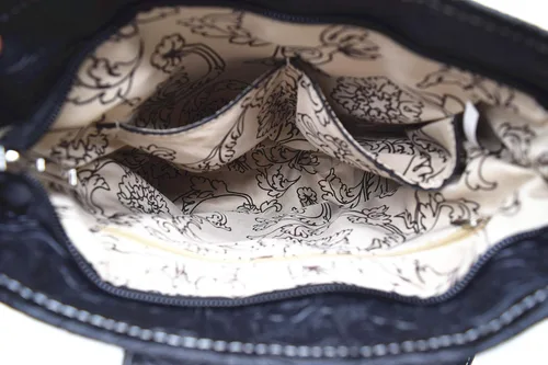 Vista 4 de Bolso de hombro oculto con diamantes de imitación de camuflaje para mujer