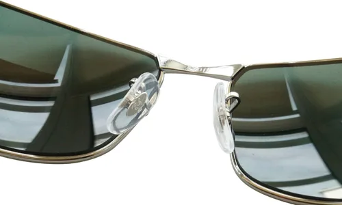 Vista 6 de Ray-Ban Gafas de sol rectangulares de metal RB3498 para hombre