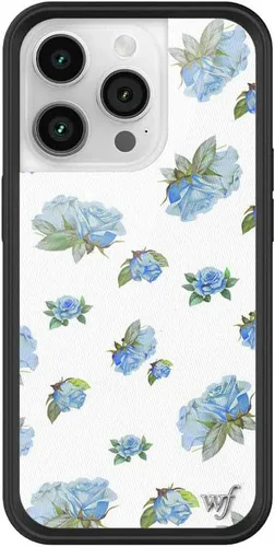 Vista 44 de Wildflower Carcasas – Compatible con iPhone 14 Pro Protector negro parachoques, certificado de prueba de caída de 6.5 pies, propiedad de mujeres