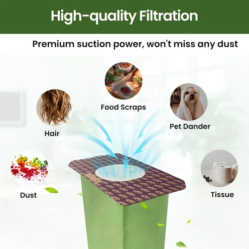 Vista 5 de Paquete de 20 bolsas de vacío con microfiltro 103483 compatibles con aspiradora vertical ProTeam de 3.25 cuartos de galón, para ProForce 1200XP