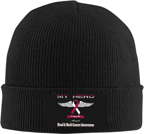 Vista 2 de Gorro unisex elástico, suave y cálido, gorro de punto para hombres y mujeres