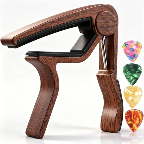 Vista 10 de Guitarra Capo Guitarra Abrazadera Kapo para Bajo Eléctrico Acústico Ukelele