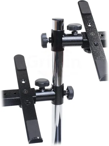 Vista 3 de Fat Toad Soporte Doble para Laptop DJ (Edición PRO de Mesa) – Estante Portátil de 2 Niveles para Equipo de PC con Monturas de Soporte