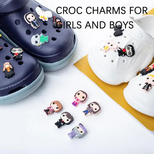 Vista 2 de Abalorios para zapatos de magos, dijes para zapatos que se adaptan a sandalias Croc Clog