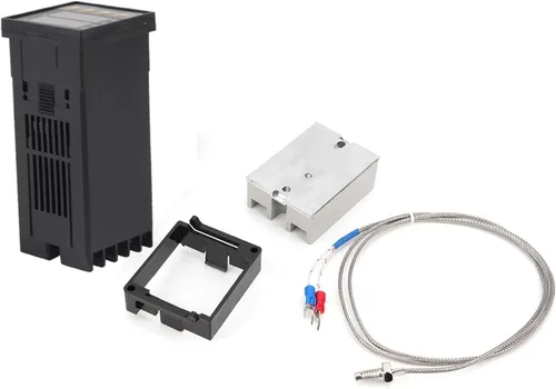 Vista 4 de PID REX C100 Kit de controlador de temperatura digital con relé de estado sólido de 40 A y sonda de termopar K para una termorregulación óptima