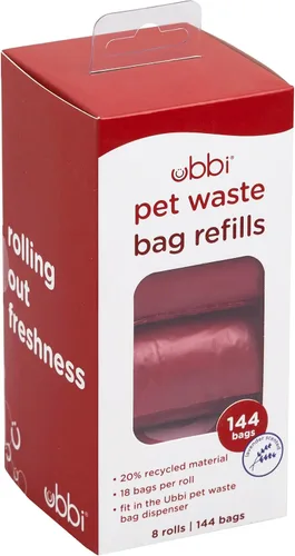 Vista 12 de Ubbi Portátil Dispensador y Soporte para Bolsas de Caca de Perro con Correa Retráctil y Accesorio para Correa, Incluye 2 Rollos de Bolsas de Basura