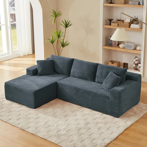 Vista 32 de Sofás seccionales en forma de U de gran tamaño de 141 pulgadas con consola de almacenamiento para sala de estar, sofá y sofá simétrico con otomanas