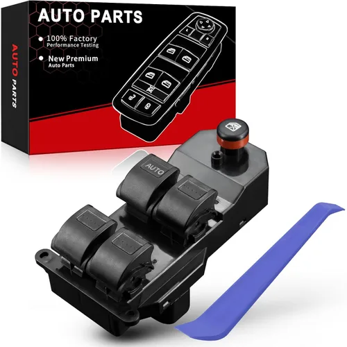 Vista 17 de Interruptor de ventana principal para Lincoln Town Car 2003 2004 2005 2006 2007 2008 Interruptor de control lateral del conductor OE# 5W1Z14529BA