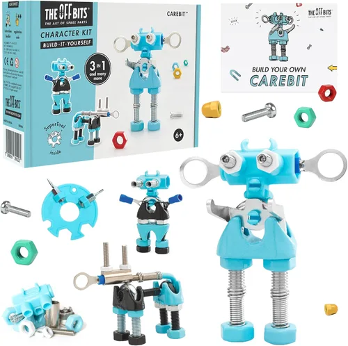 Vista 11 de The Off Bits ArtBit - Juego de construcción de juguetes robot, ideas educativas para regalos de Pascua, kit de aprendizaje de actividades STEM, kit