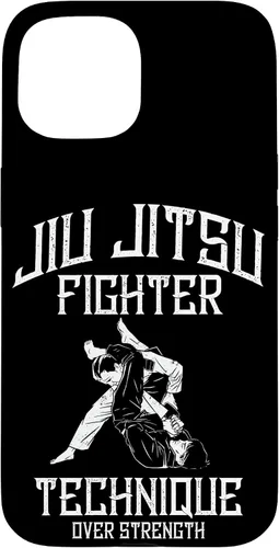Vista 6 de Martial Arts MMA Fighter Technique Over Strenght Jiu Jitsu Case for iPhone 16
