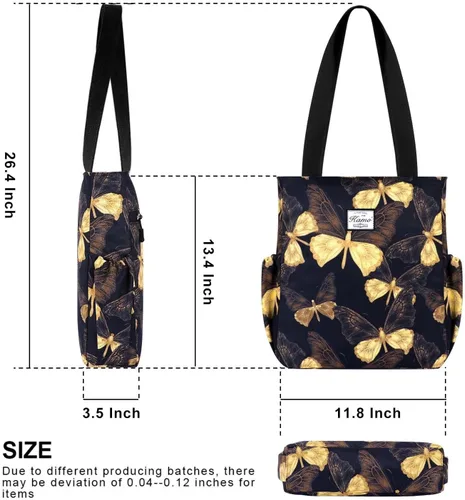 Vista 3 de KAMO - Bolsa de viaje con diseño floral, impermeable, ligera, para senderismo, yoga, gimnasio, natación, viajes, playa