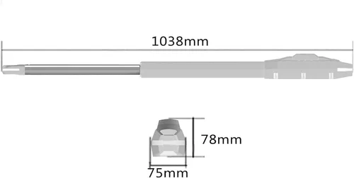Vista 11 de SW440DC Kit de abridor de puerta batiente de brazo único para puerta de 440