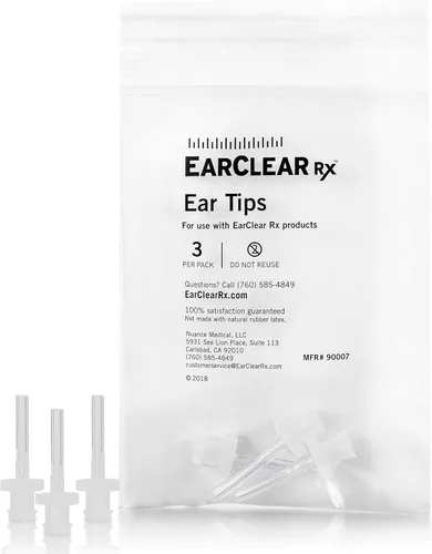 Vista 4 de EarClear RX - Kit completo de sistema de lavado de oídos con otoscopio (kit rígido, 3 puntas)