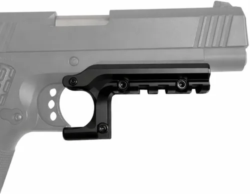 Vista 4 de Gotical M1911 Picatinny Rail Mount for Hunting Shooting Adaptador de riel 1911 Agarres fuertes (negro)