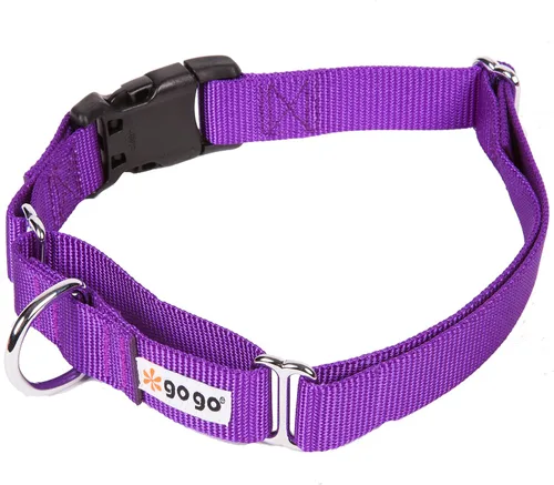 Vista 37 de GoGo Pet Products GoGo - Collar de perro Martingala de 3/4 pulgadas, mediano, color rosa Rosado