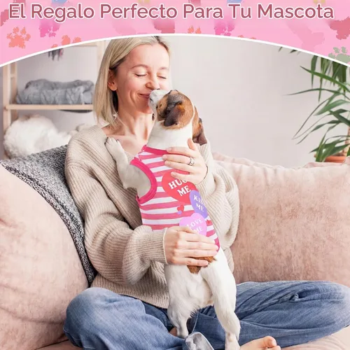 Vista 6 de Frienda Paquete de 6 ropa para perros pequeños, bonitos patrones, talla XS