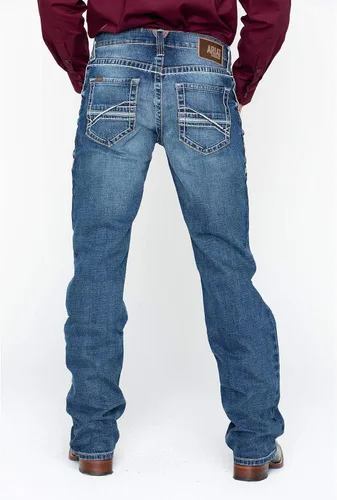Vista 2 de ARIAT - Jeans M4 de tiro bajo y corte de bota para hombre