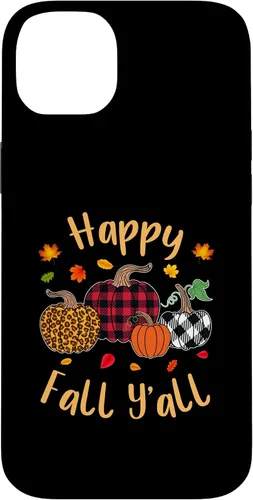 Vista 15 de Happy Fall Y'all Leopard Pumpkin Autumn Season Women Girls Case for iPhone 17