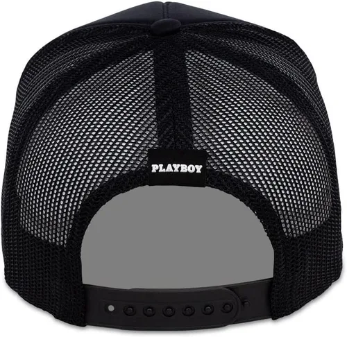 Vista 4 de Playboy Gorra ajustable Gold Rush Foam Trucker, NegroOro