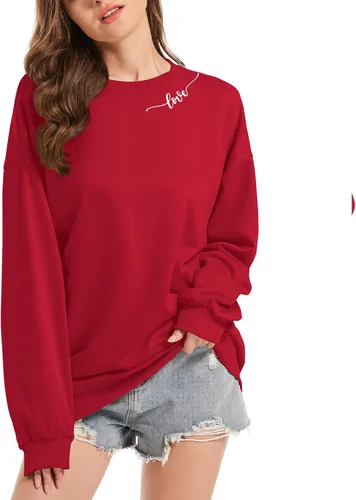 Vista 4 de KIEKIECOO Linda sudadera con diseño de gato para adolescentes y niñas, de gran tamaño, diseño estético kawaii