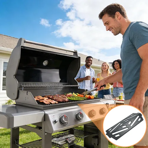 Vista 2 de Deflectores de calor para piezas de parrilla Weber Genesis II, Weber Genesis II 410 y II LX 440 (2017 y más recientes), Genesis ii e-435, II E-410