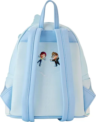 Vista 2 de Loungefly Disney Pixar Up House - Mini mochila con luz navideña, Azul, Moderno