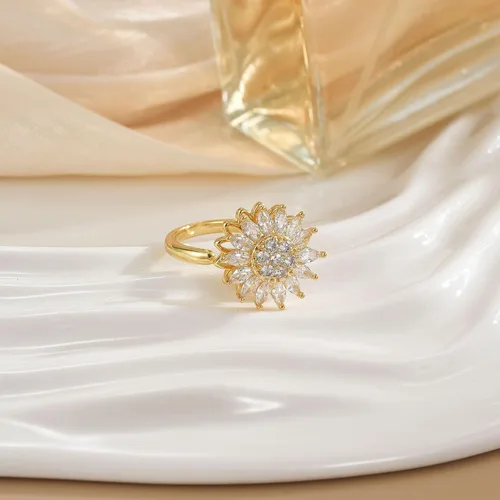 Vista 58 de Anillo de plata de ley 925, minimalista, ajustable, hecho a mano, para mujeres y niñas